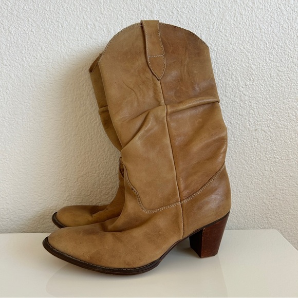 Vintage Shoes - Slouchy Vintage Cowboy Boots